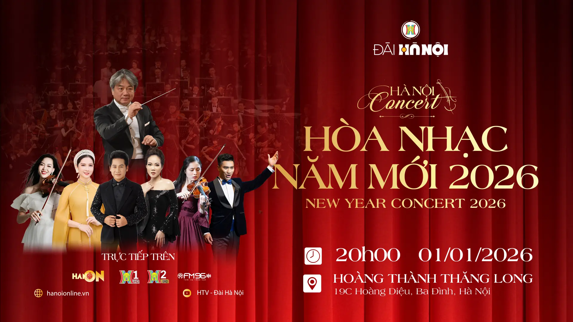 Đón chờ Hòa nhạc Năm mới - Hanoi Concert 2026